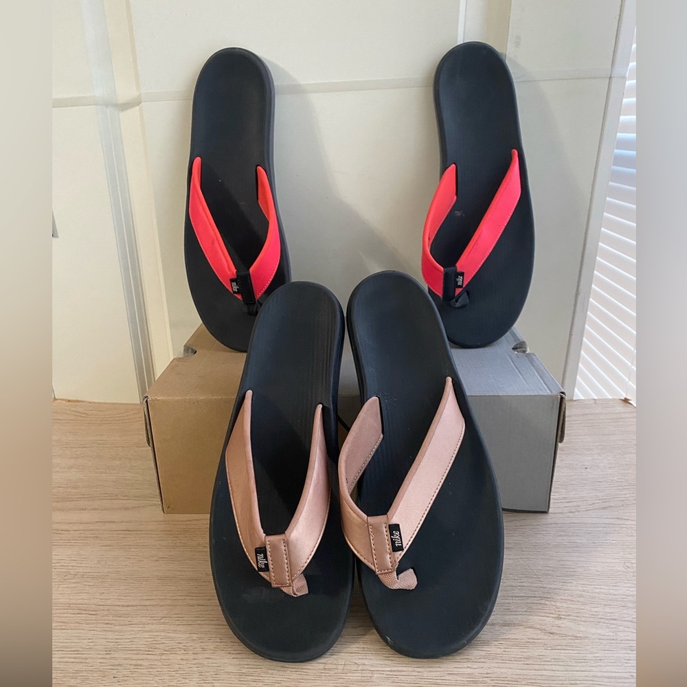 Nike Bella Kai Thong Slides Women 2 Pairs- SZ 12